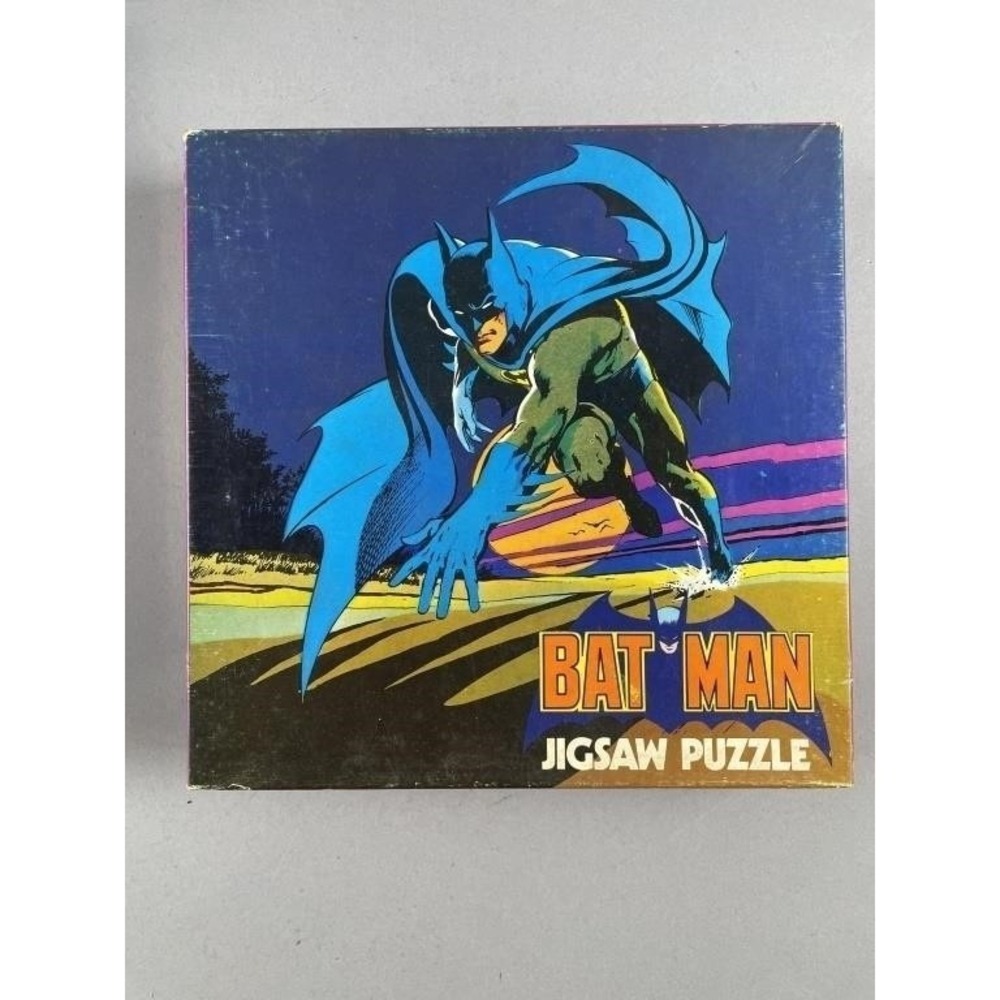 Vintage Batman Jigsaw Puzzle DC Comics Retro Superhero Collectible Puzzles